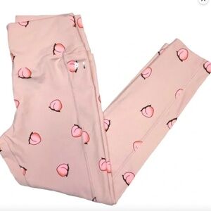 PINK Peach Fruit Victoria’s Secret Pink Leggings